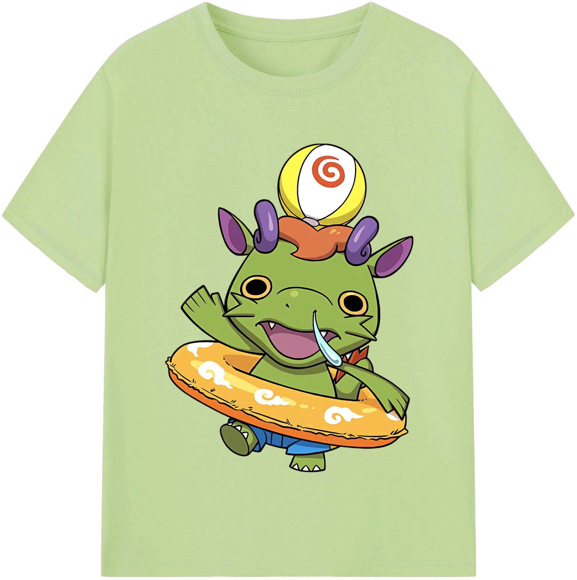 （画像用） 妖怪ウォッチ Yo-kai Watch 綿100％半袖Tシャツ（フロントプリント）